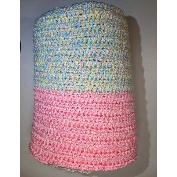 Super-Soft Hand Crocheted Blanket with Homespun Acrylic Yarn - Picture 9 of 9